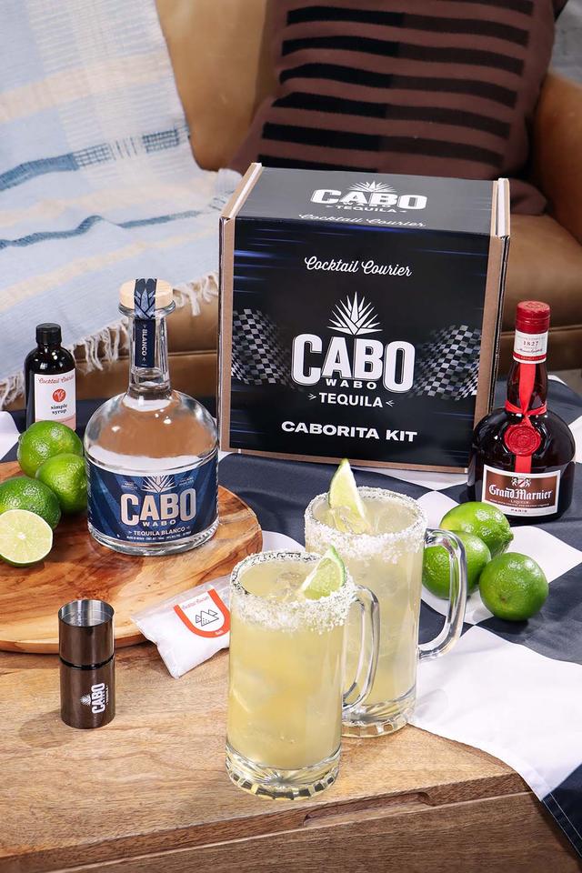 A tasty Cabo Wabo Tequila Caborita Margarita Cocktail Kit